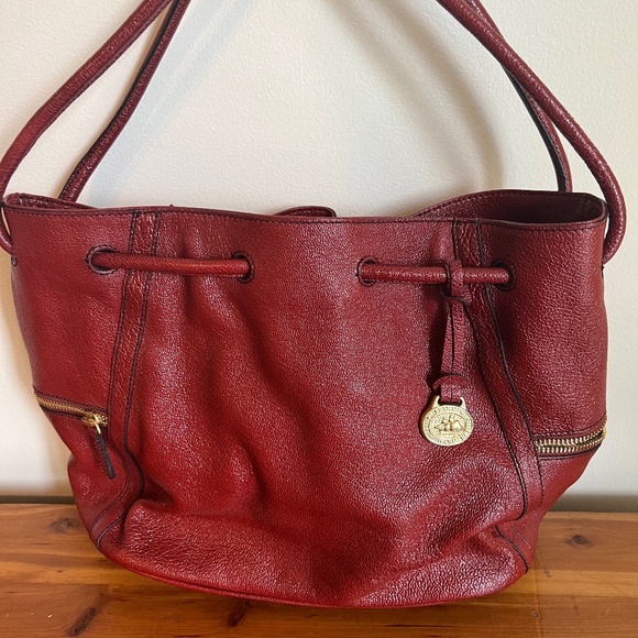 Brahmin Marlowe Leather Drawstring Bag - Picture 1 of 2
